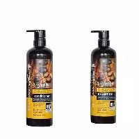 شامپو مو لایتنس مدل آرگان حجم 900 میلی لیتر به همراه نرم کننده مو لایتنس مدل آرگان