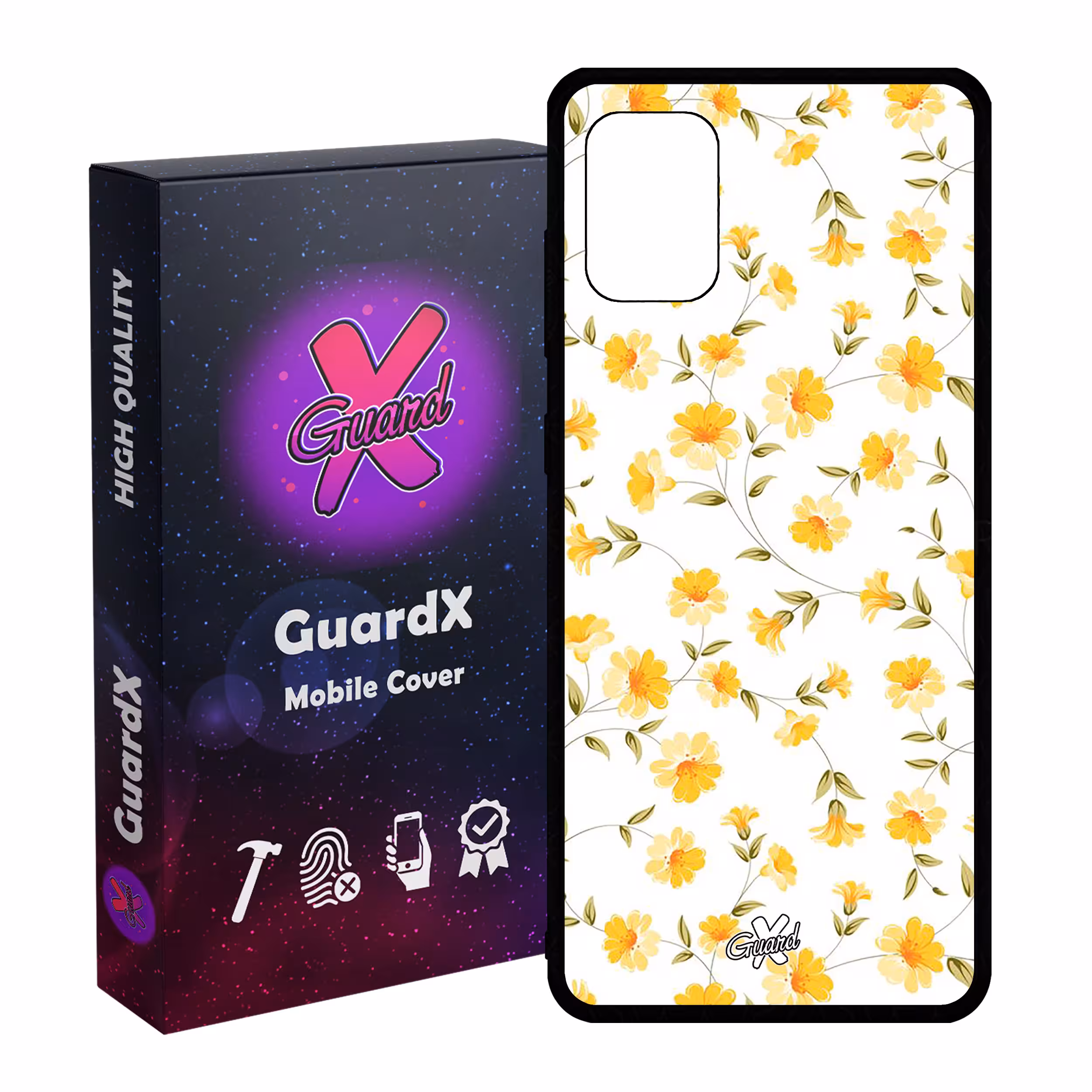 کاور گارد ایکس طرح گل مدل Glass10415 مناسب برای گوشی موبایل سامسونگ Galaxy A31