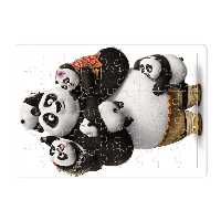 پازل 54 تکه طرح پاندا کونگ فوکار مدل P1001