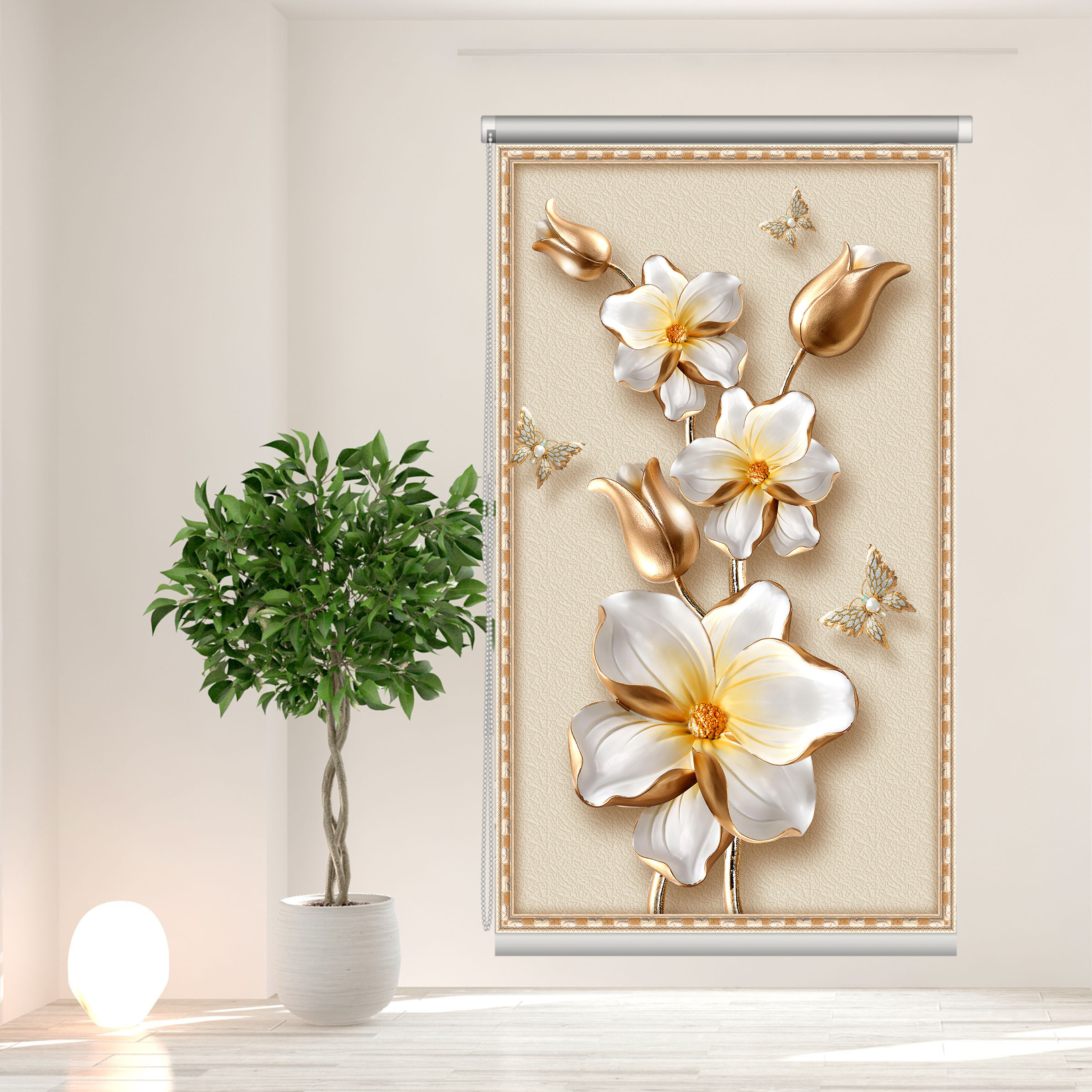 پرده شید کد 2118074 سایز 120x180 سانتیمتر