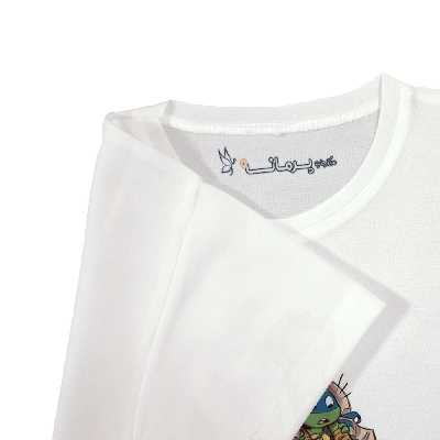 تی شرت  آستین کوتاه بچگانه پرمانه طرح لاکپشت های نینجا کد pmt.6666