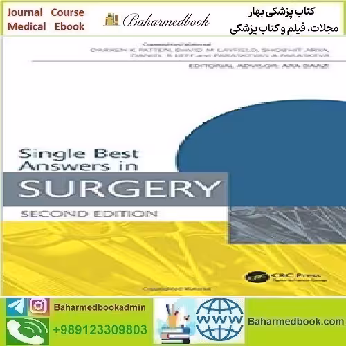 Single Best Answers in Surgery 2015 TRUE PDF price 1€ - کتاب پزشکی بهار