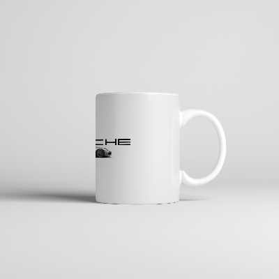 ماگ طرح گرافیکی ماشین پورشه 