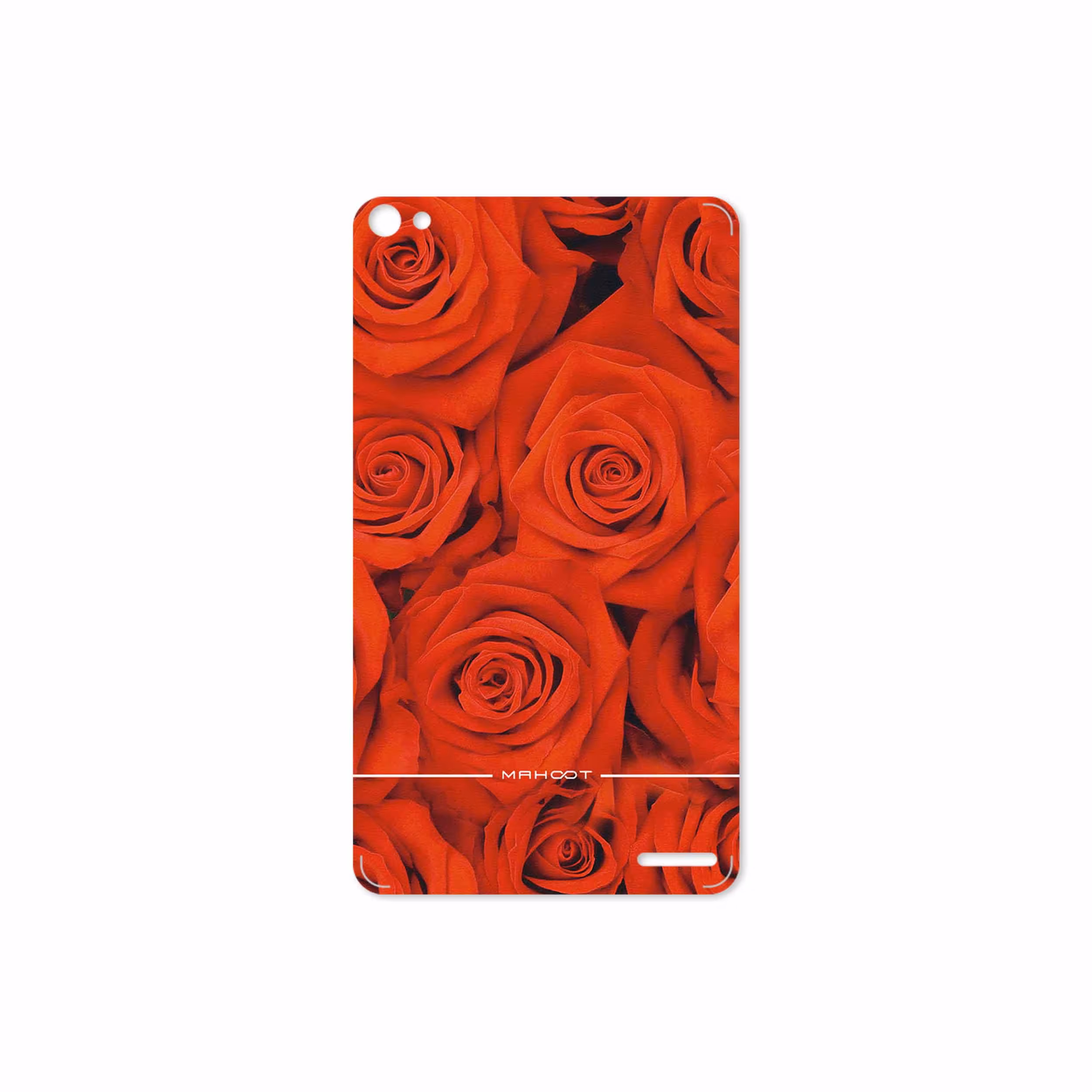 برچسب پوششی ماهوت مدل Red-Flower مناسب برای تبلت هوآوی Mediapad X2 2015