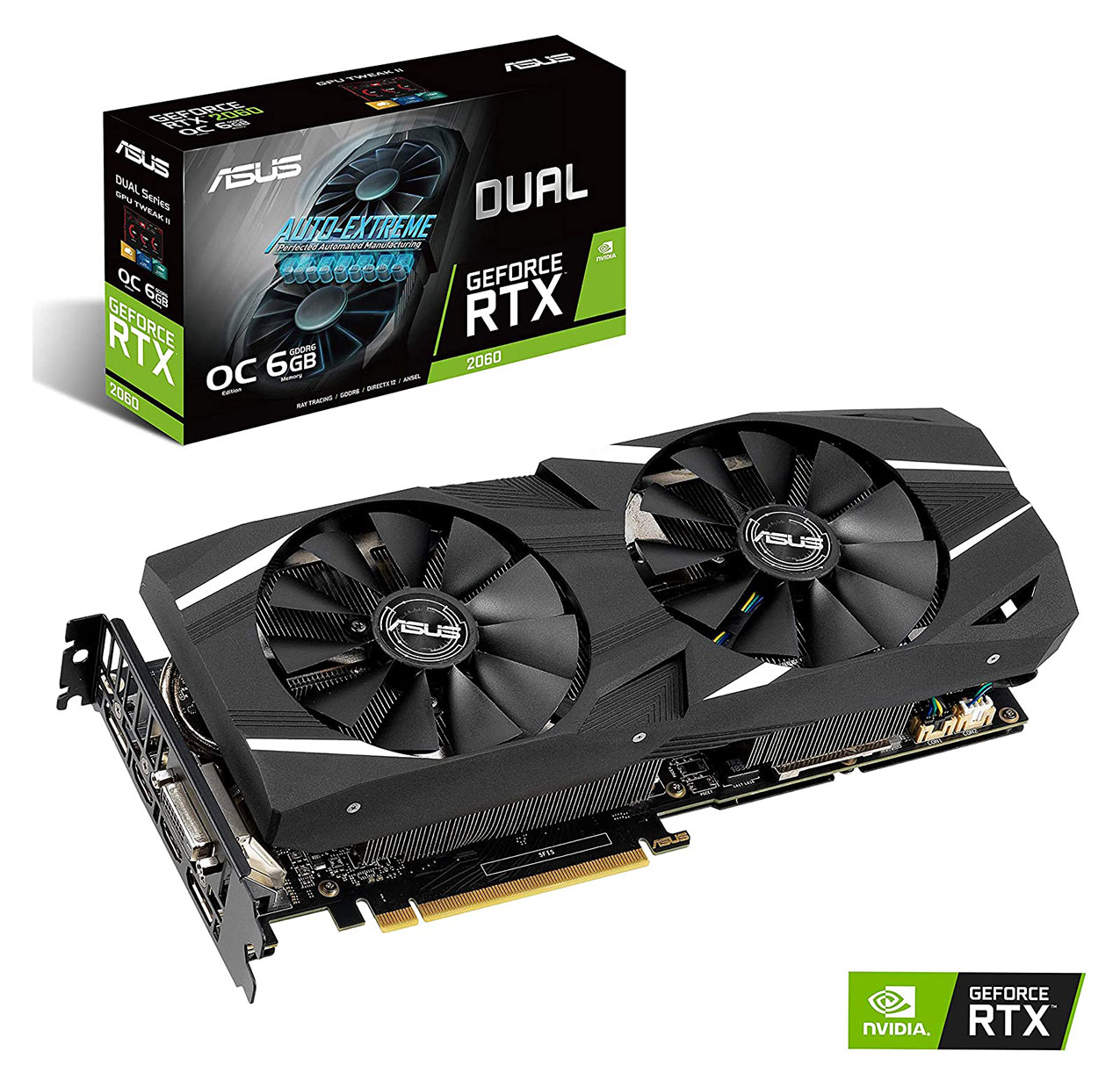 کارت گرافیک ایسوس DUAL-RTX2060-O6G