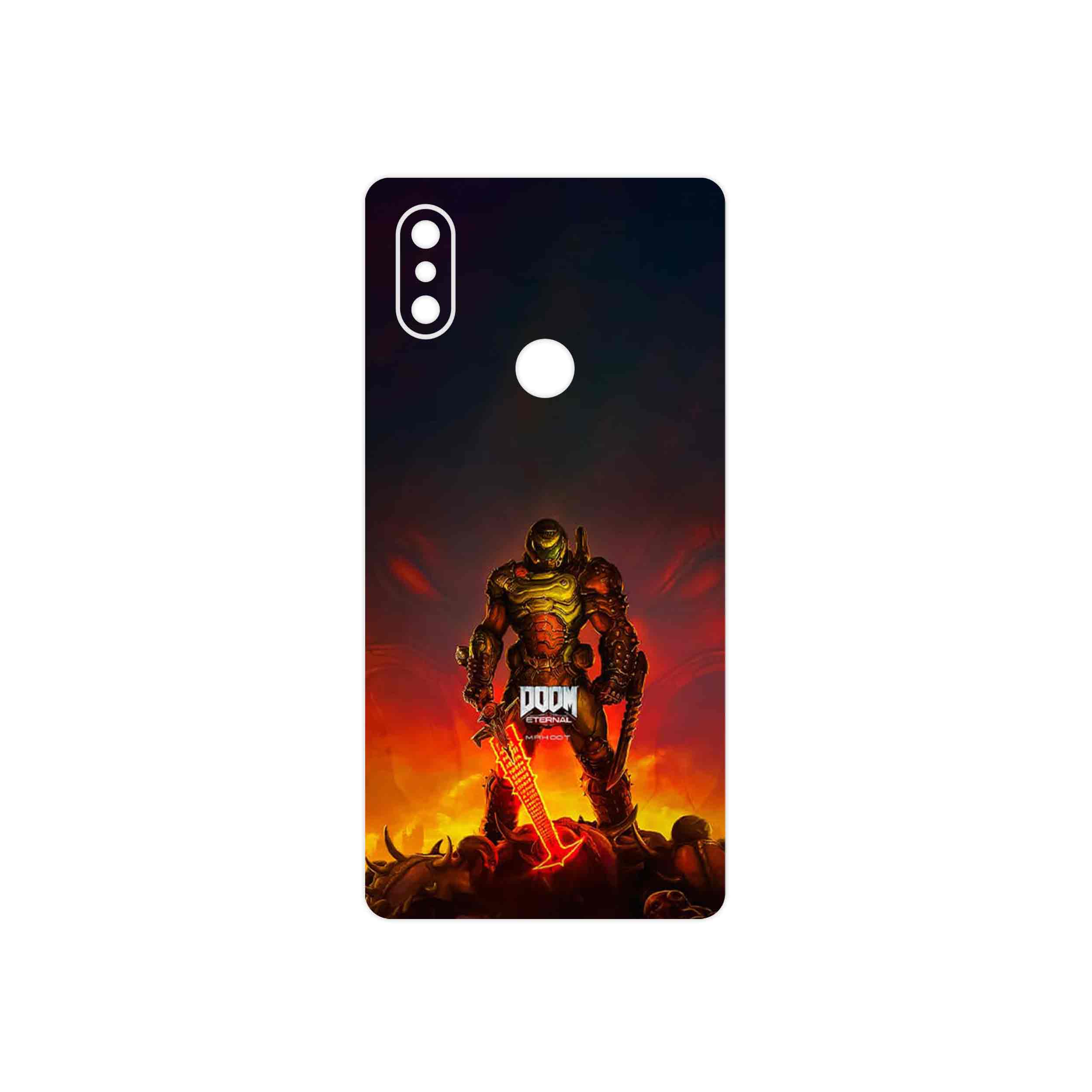 برچسب پوششی ماهوت مدل DOOM Game Series مناسب برای گوشی موبایل شیائومی Mi 8 SE