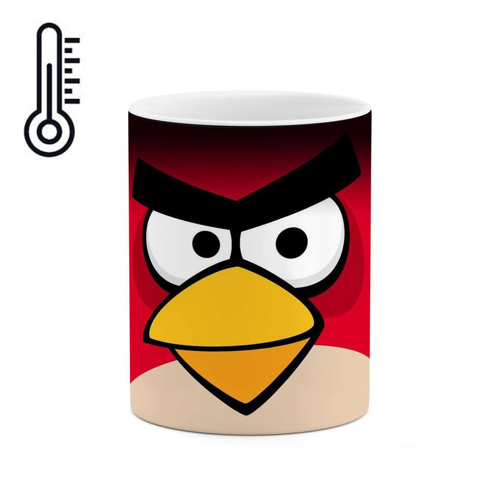 ماگ حرارتی طرح انیمیشن و بازی Angry birds  مدل mgph15104