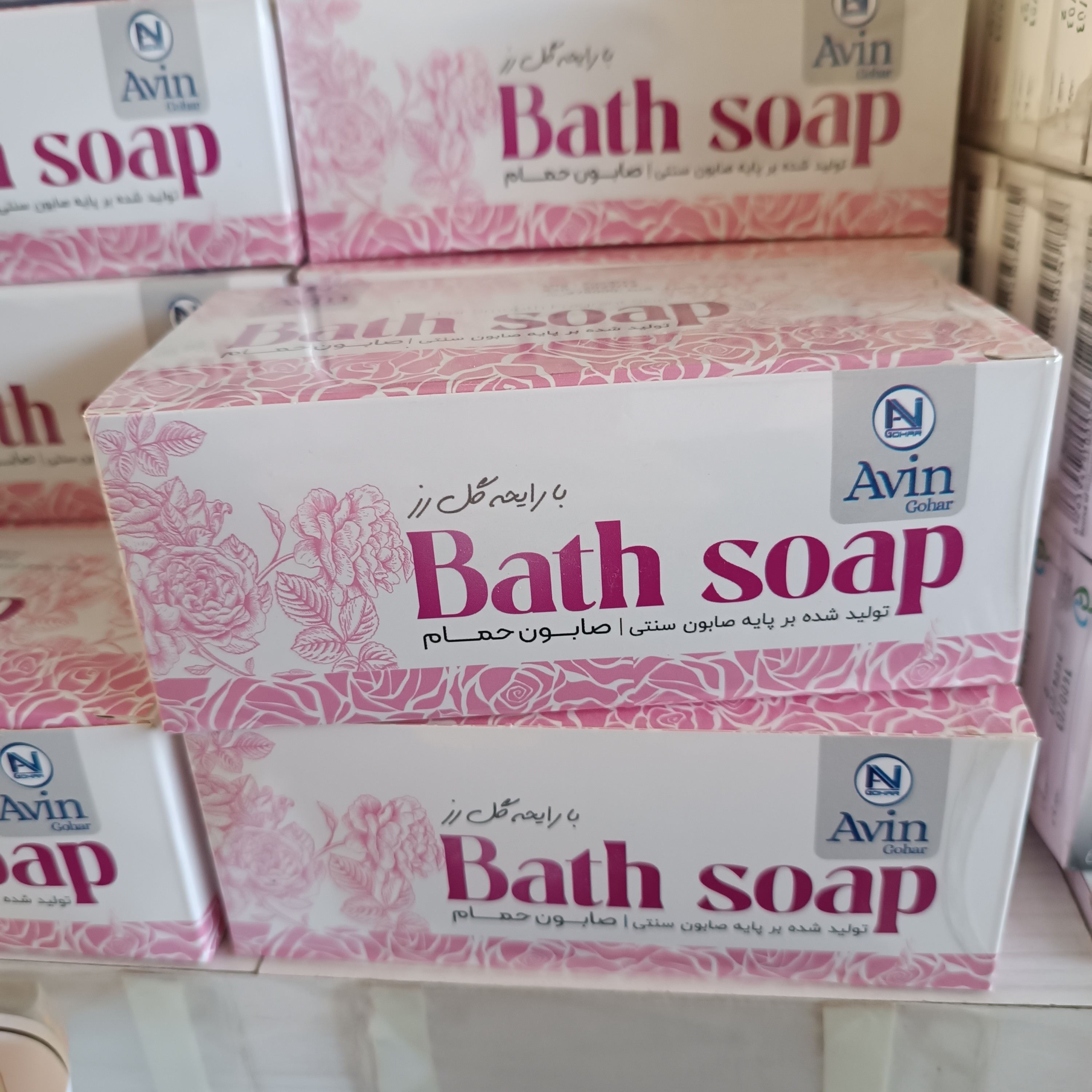 صابون سنتی حمام شش عددی آوین