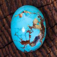 نگین فیروزه شجری کد 12619 - جواهری مشاهیر