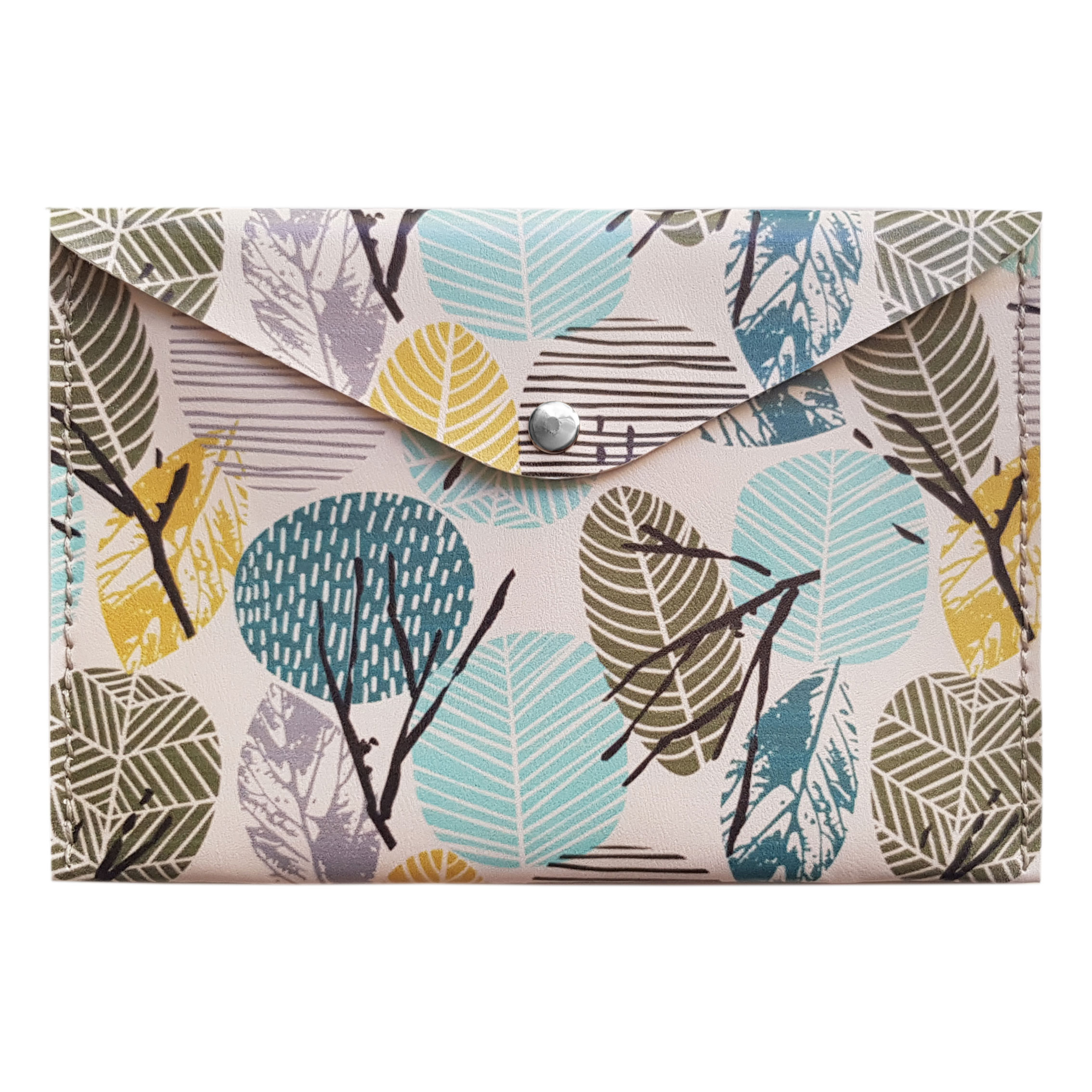 پوشه دکمه دار طرح برگ مدل LFA030911