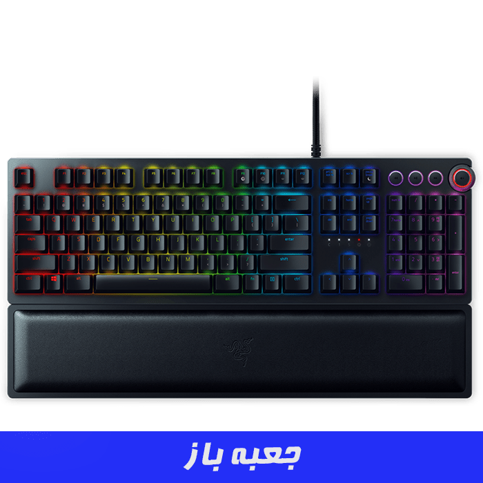 کيبورد مخصوص بازی مکانیکی ريزرمدل RAZER Huntsman elite opto mechanical