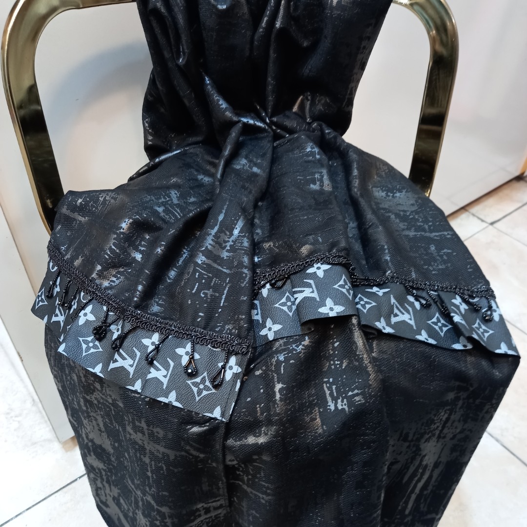 شال پتینه ترک کارشده وارداتی قواره 80 در2متر تک رنگ در5 طرح شیک کیفیت بی نظیر ایستایی عالی روی سر