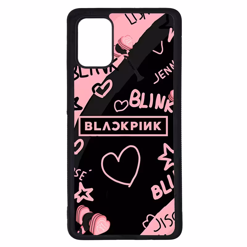 کاور طرح بلک پینک Black Pink کد G-211 مناسب برای گوشی موبایل سامسونگ Galaxy A71 | دیجی قاب دونی