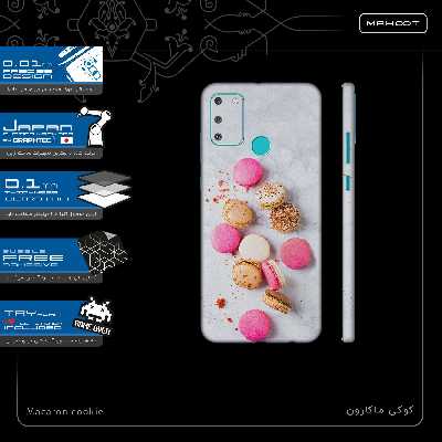 برچسب پوششی ماهوت مدل Macaron cookie-FullSkin مناسب برای گوشی موبایل آنر 9A