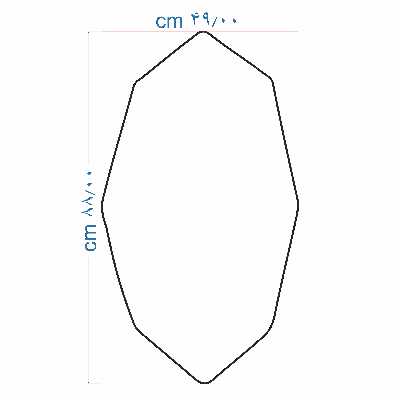آینه تجسم مدل KIYANA