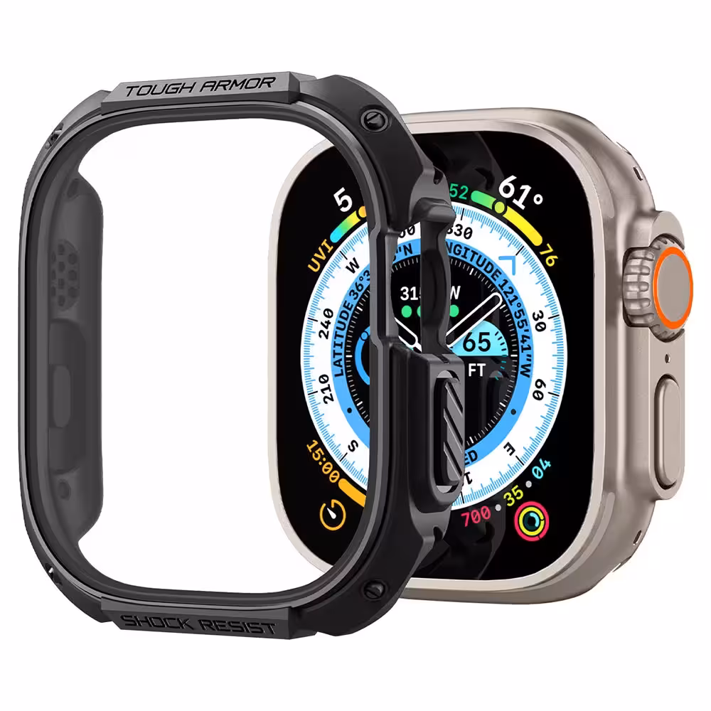 ارسال فوری   ارسال رایگان   گارد اسپیگن مدل Spigen Apple Watch Ultra (49mm) Case Tough Armor