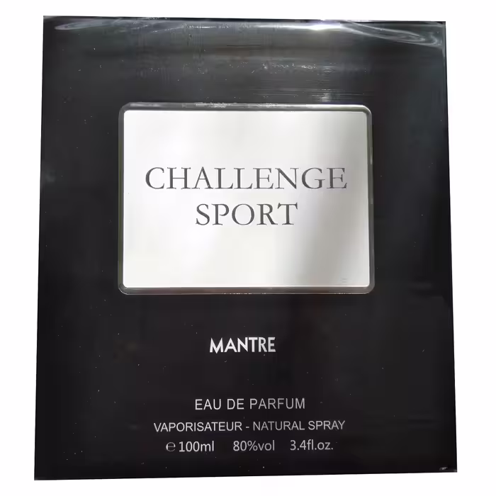 ادوپرفیوم مردانه مانتره مدل Challenge Sport حجم 100 میلی لیتر