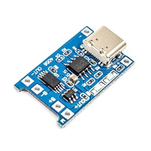 ماژول شارژ باتری های لیتیوم TP4056 با رابط USB TYPE C
