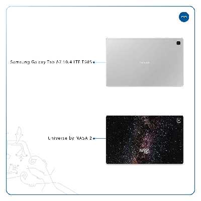 برچسب پوششی ماهوت مدل Universe-by-NASA-2 مناسب برای تبلت سامسونگ Galaxy Tab A7 10.4 LTE 2020 T505