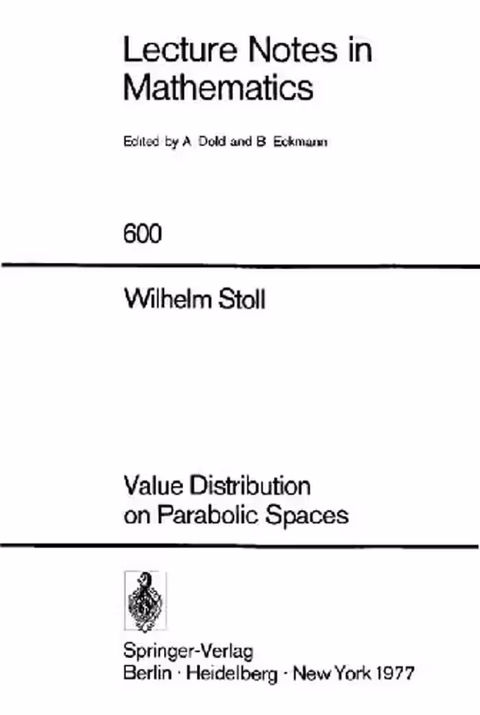 خرید و دانلود نسخه کامل کتاب Value Distribution on Parabolic Spaces