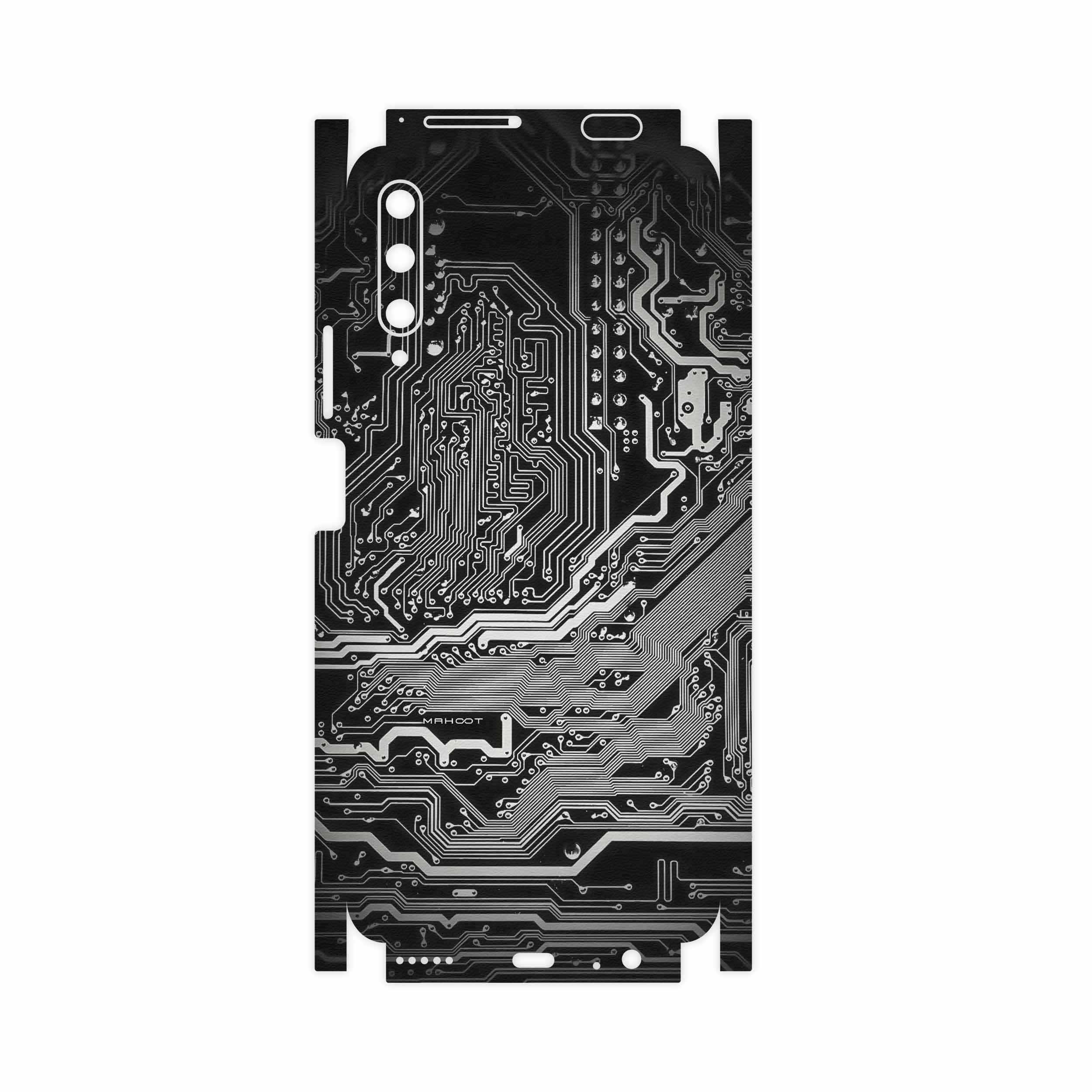 برچسب پوششی ماهوت مدل Black Printed Circuit Board-FullSkin مناسب برای گوشی موبایل هوآوی Y9S