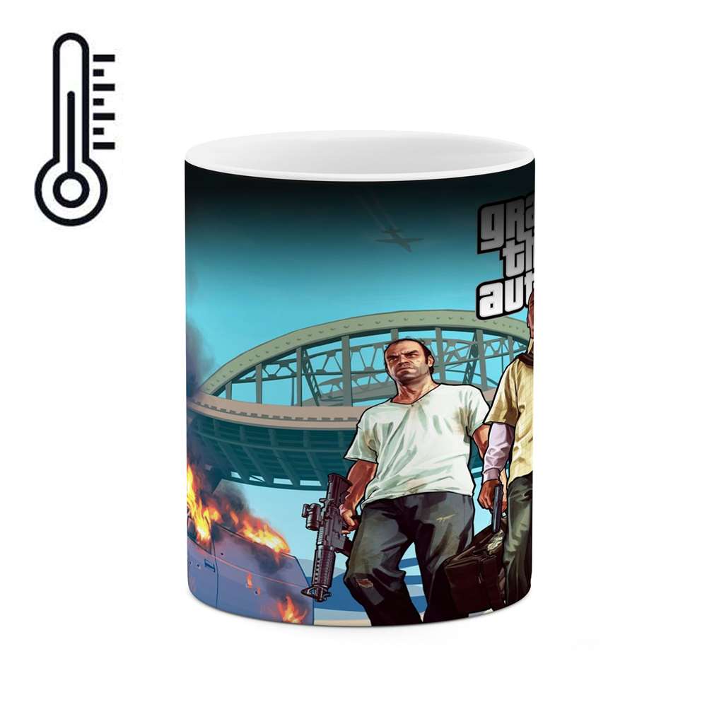 ماگ حرارتی کاکتی طرح GTA مدل mgh12460