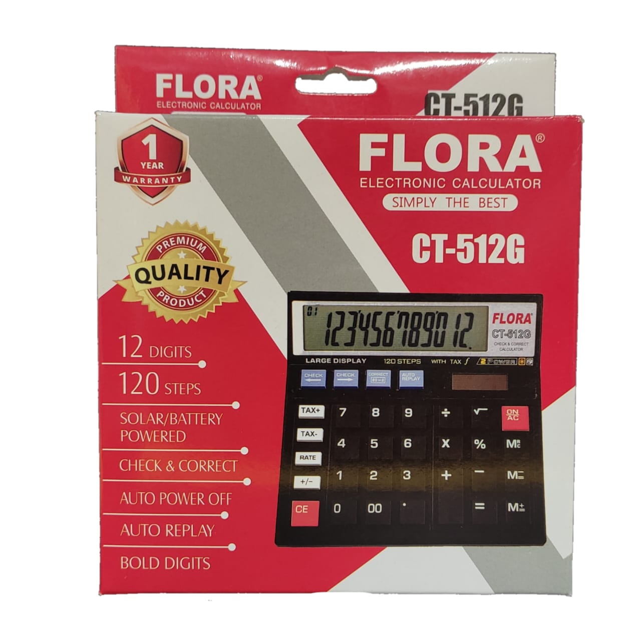 ماشين حساب FLORA 512 G - یاسین کامپیوتر