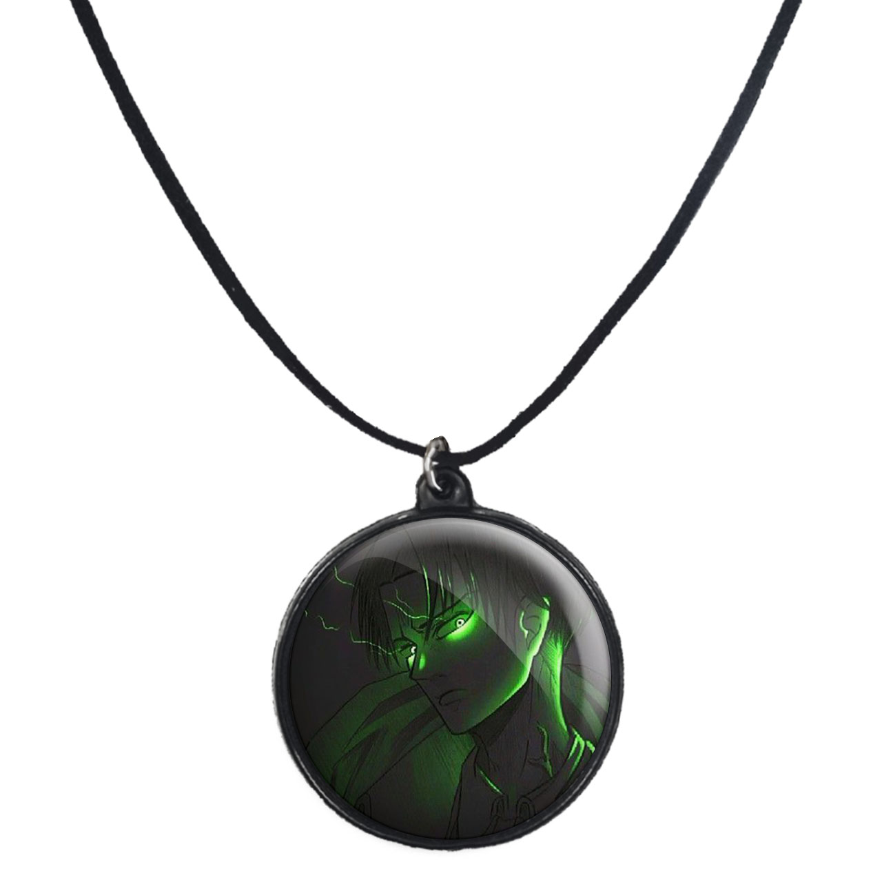 گردنبند پرمانه طرح Attack on Titan کد pmb.22806 مدل دو طرفه