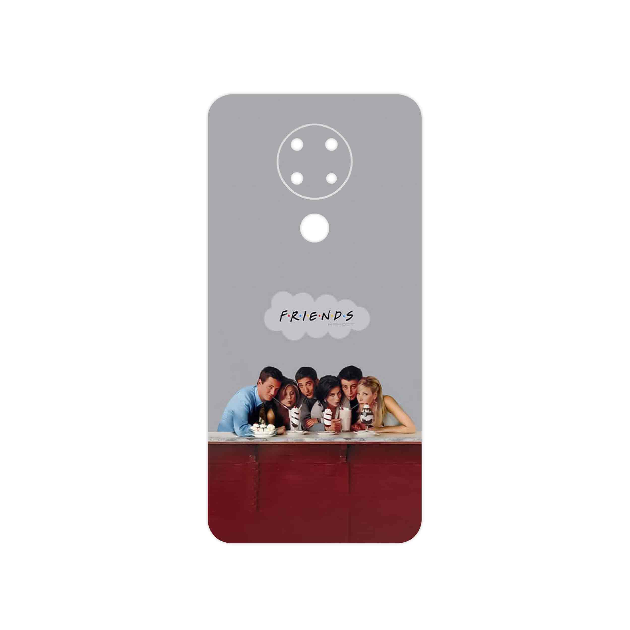 برچسب پوششی ماهوت مدل Friends 1 مناسب برای گوشی موبایل نوکیا 3.4