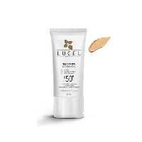 کرم ضدآفتاب پوست چرب و مختلط رنگ روشن لوسل (LUCEL)