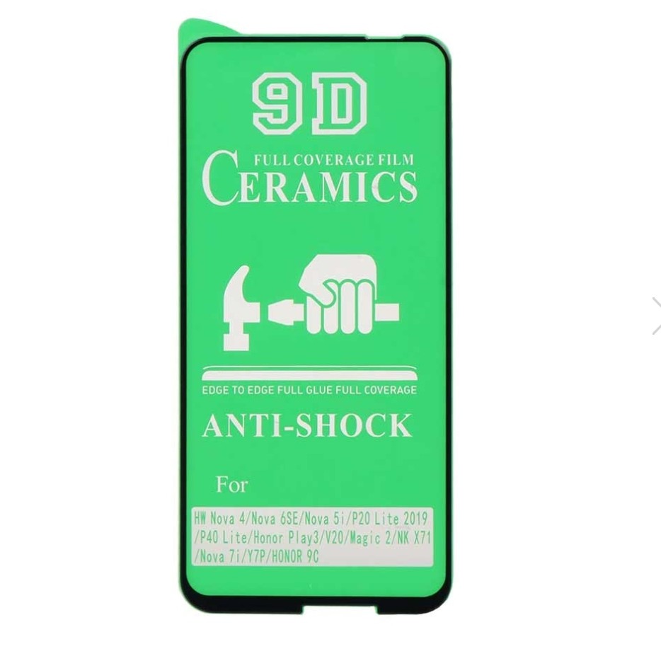 محافظ صفحه نمایش سرامیکی شفاف گوشی هوآوی Nova 5i و Nova 7i و honor 9c