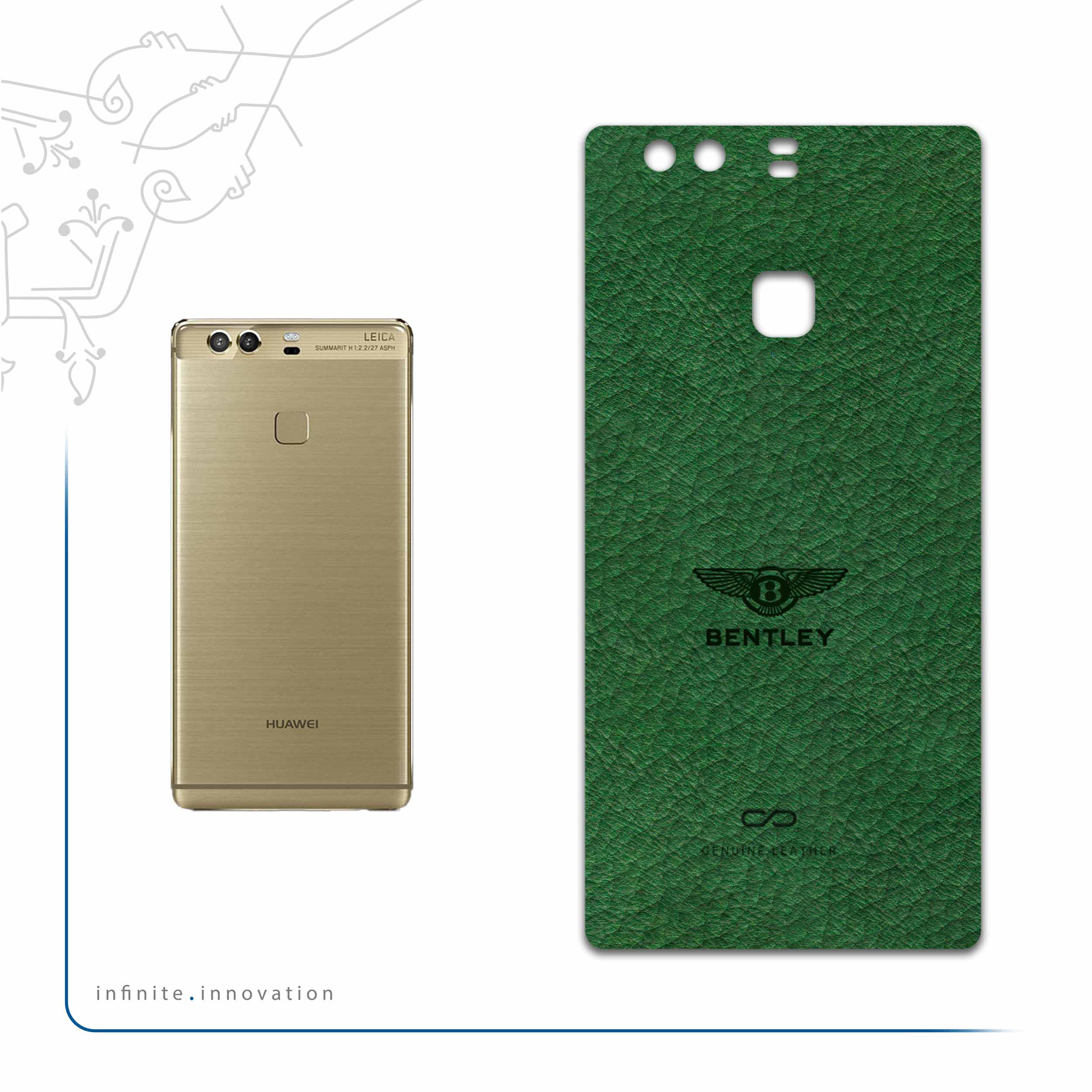 برچسب پوششی ماهوت مدل GL-BNTLY مناسب برای گوشی موبایل هوآوی P9 Plus