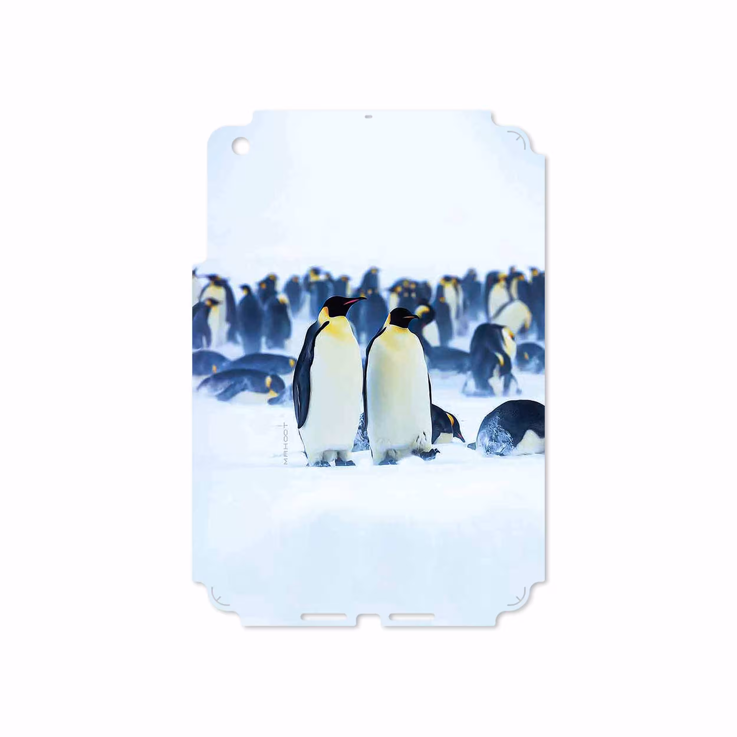 برچسب پوششی ماهوت مدل Penguin مناسب برای تبلت اپل iPad mini 2012 A1455