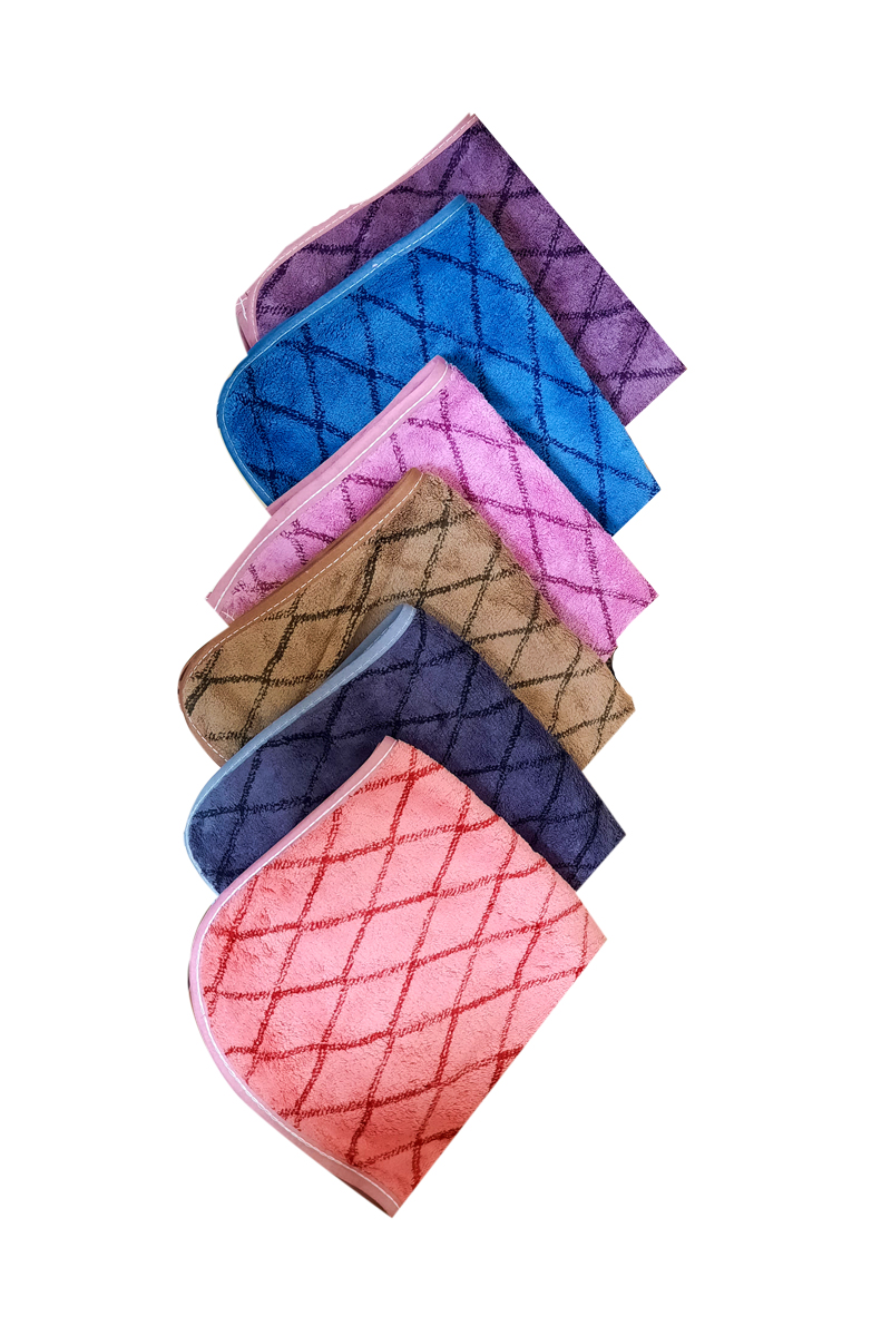 دستمال حوله ای نانو طرح دار - بازرگانی 110