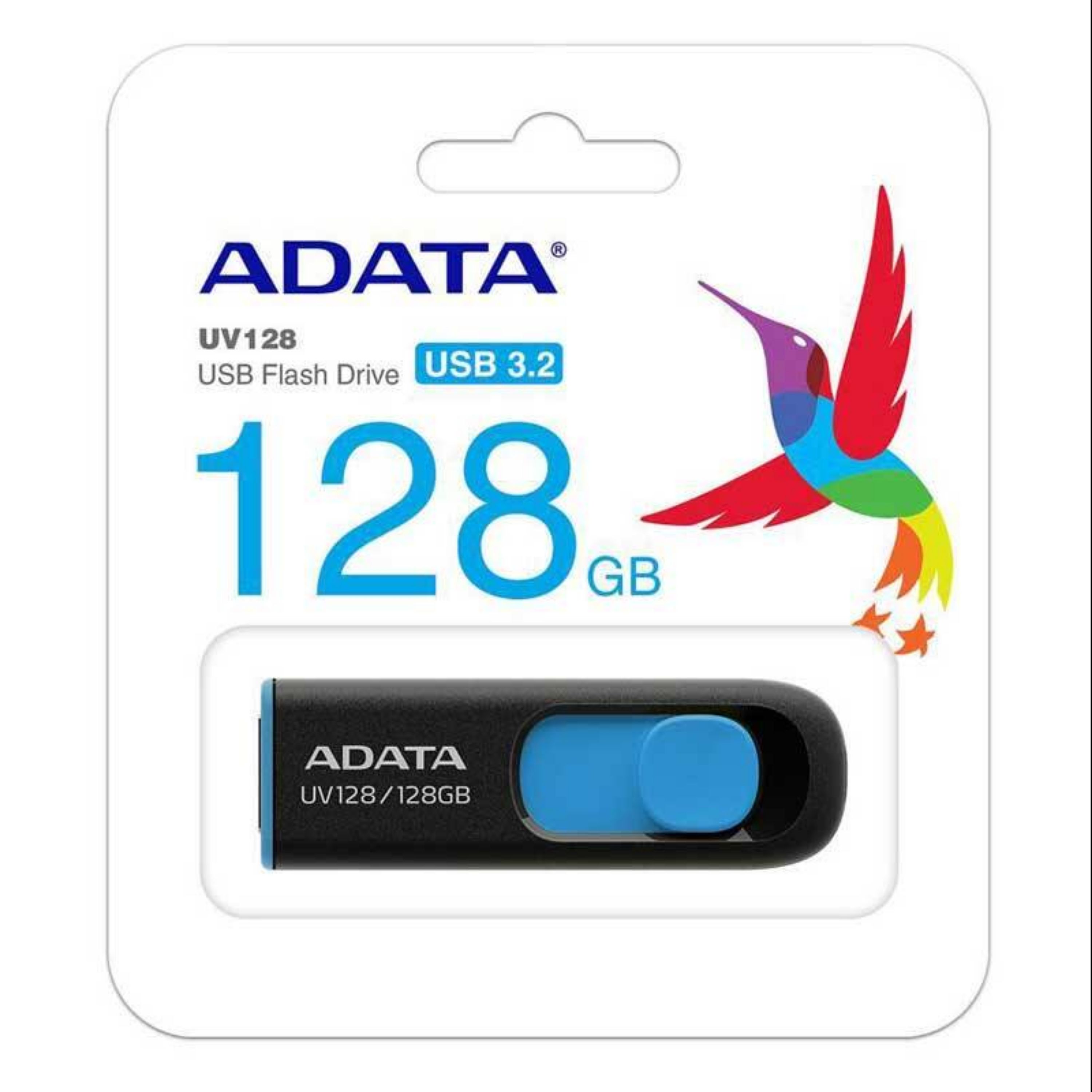 فلش 128GB ADATA UV128 USB 3.0 با گارانتی مادام العمر