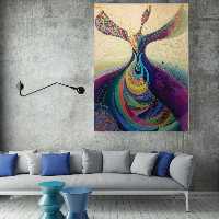 تابلو بوم طرح رقص سماع کد AR7130