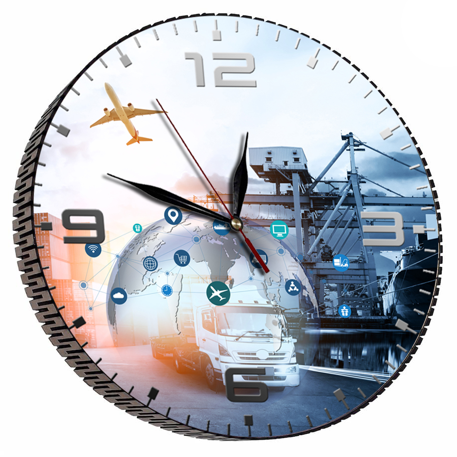 ساعت دیواری مدل حمل و نقل 