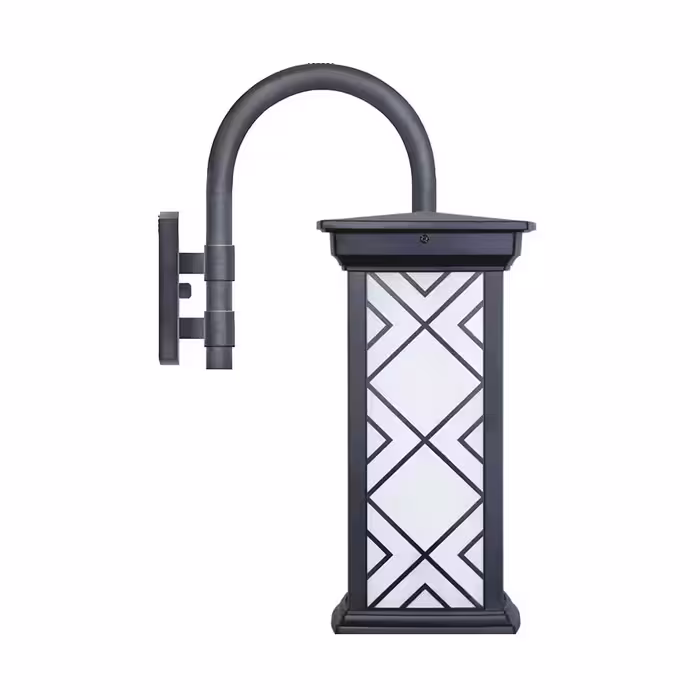 چراغ دیواری حیاطی و پارکی بیتانور مدل درتا بلند طرح دار کد 480921BT