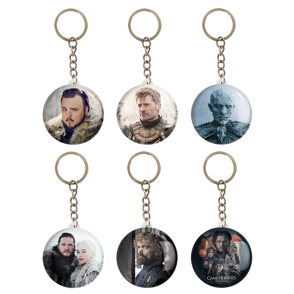 جاکلیدی خندالو طرح گیم آف ترونز کد 143A مجموعه 6 عددی