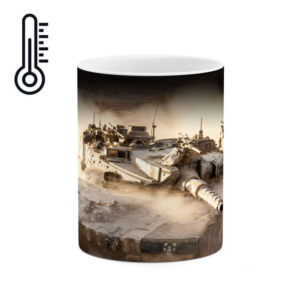 ماگ حرارتی طرح تانک  مدل mgph11013