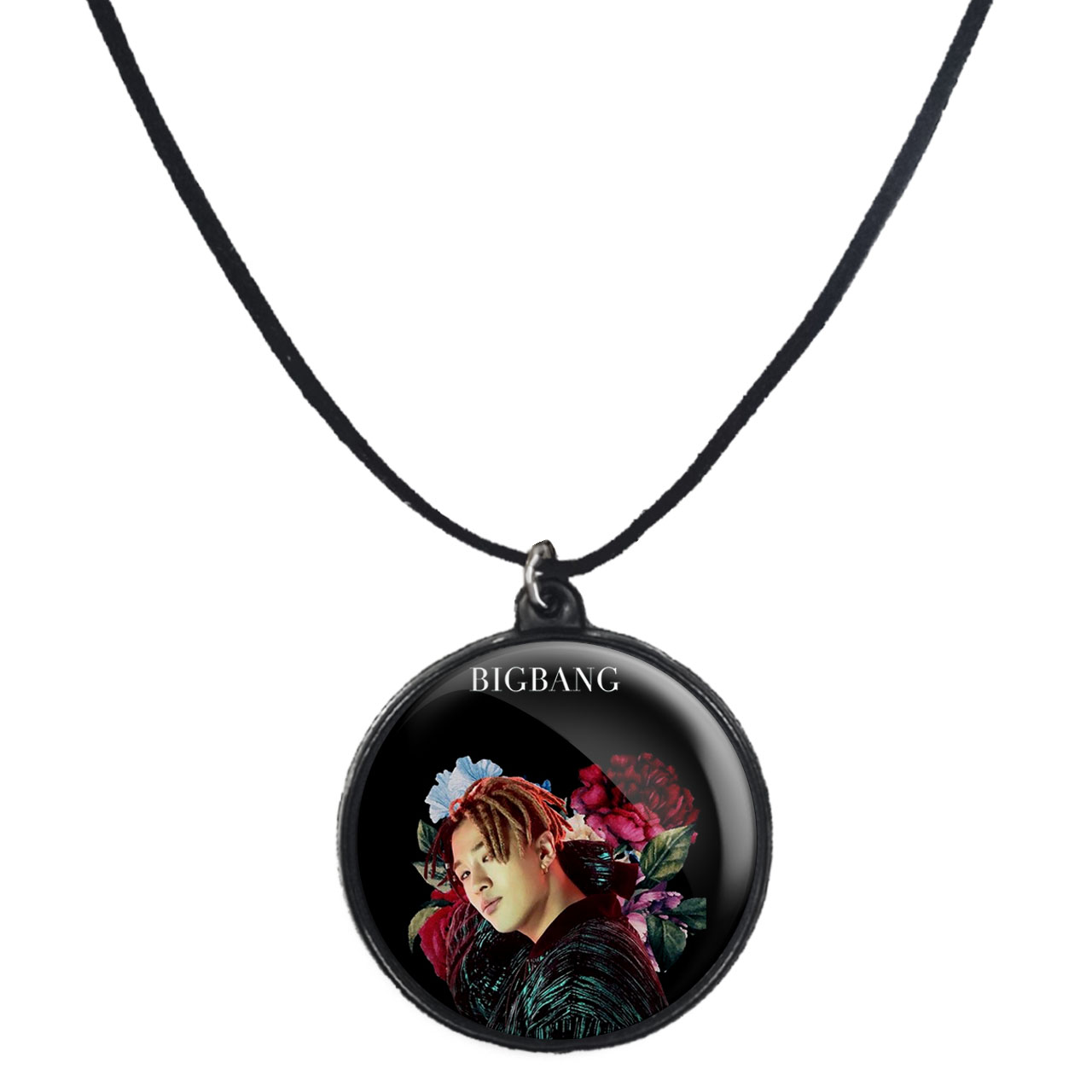گردنبند پرمانه طرح گروه موسیقی BIG BANG کد pmb.15157 مدل دو طرفه