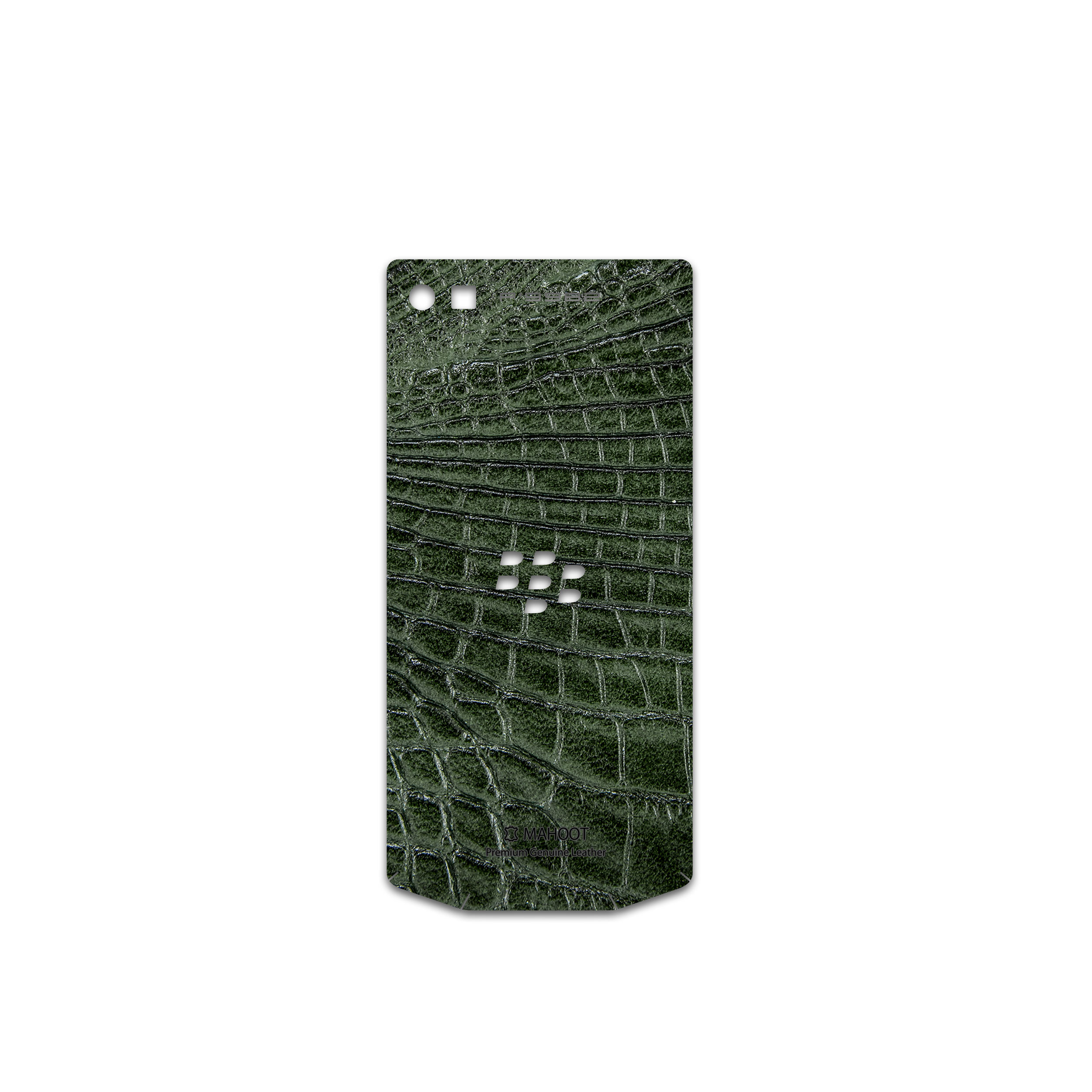 برچسب پوششی ماهوت مدل Green-Crocodile-Leather مناسب برای گوشی موبایل بلک بری Porsche Design P9982