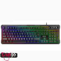 کیبوردمخصوص بازی مدل GK-601 گرین با حروف فارسی | آرکا 90