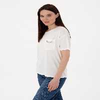 تیشرت زنانه سفید پیرکاردین - فروشگاه لباس شهرمون
