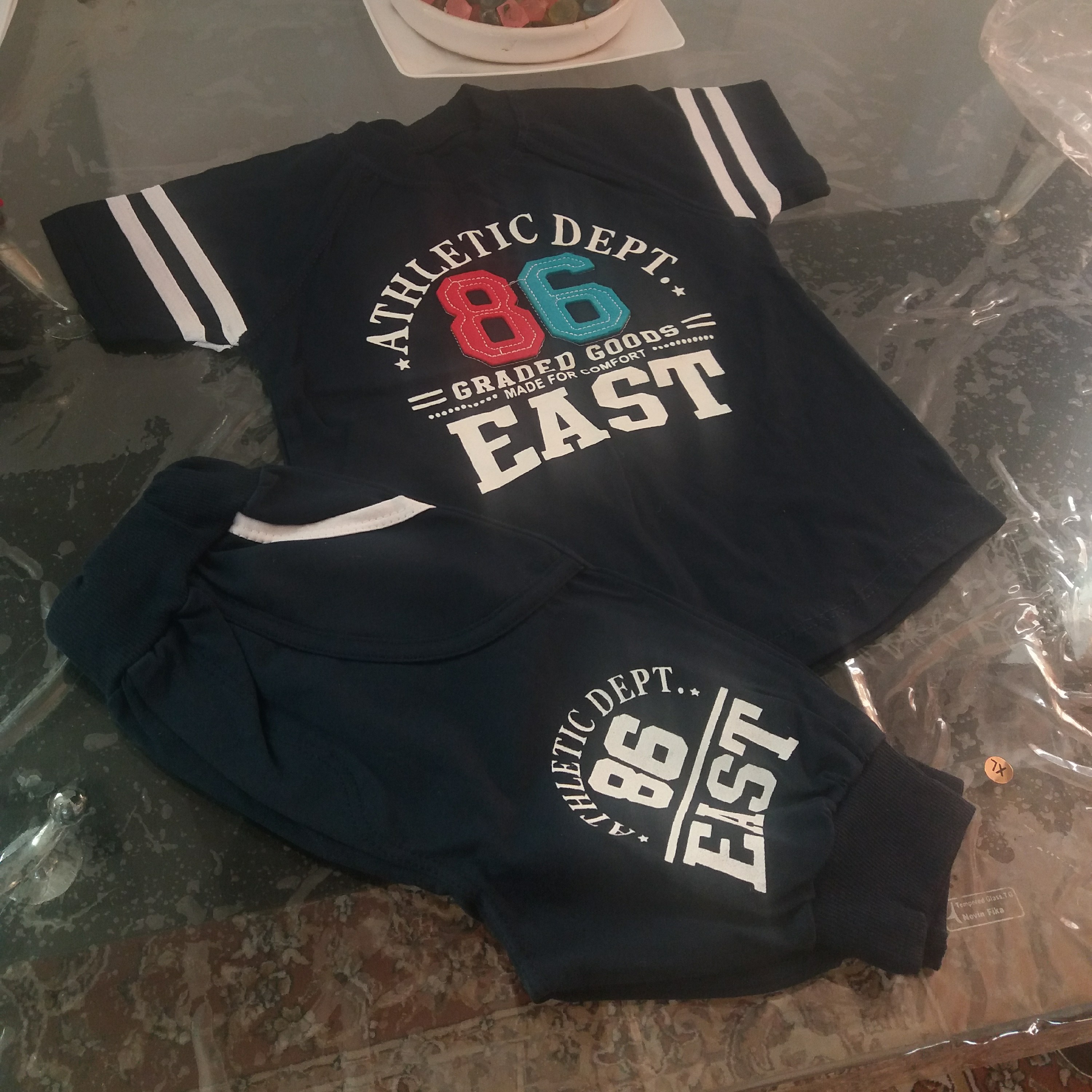 تیشرت شلوارک نخ پنبه پسرونه جنس عاااالی