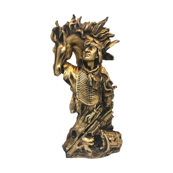 مجسمه مدل سرخ پوست پسر