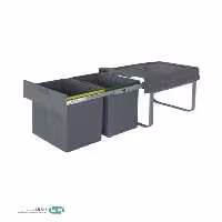 سطل زباله دو مخزن هایلوکس 3653 پلاتین - Platin