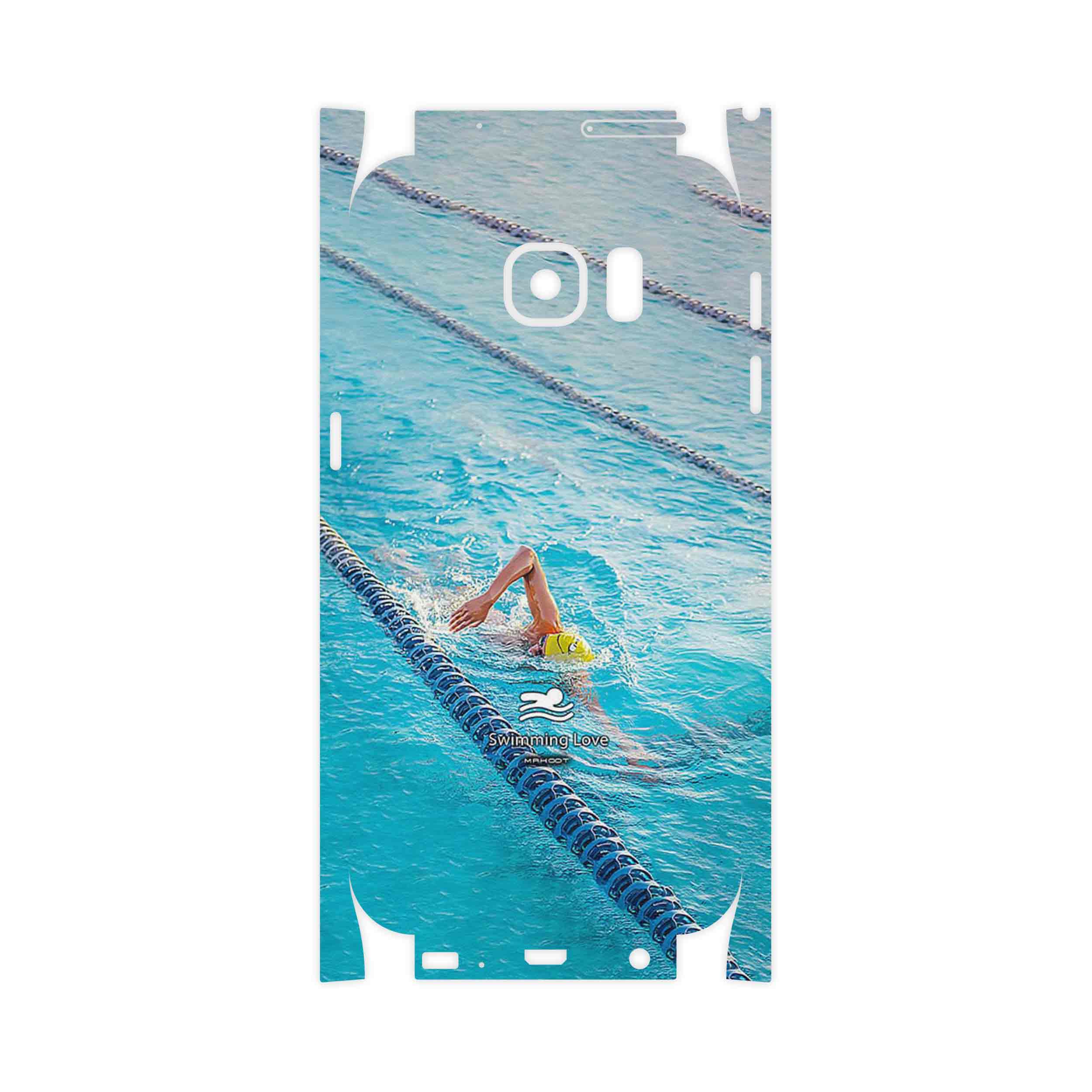 برچسب پوششی ماهوت مدل Swimming-FullSkin مناسب برای گوشی موبایل سامسونگ Galaxy S7