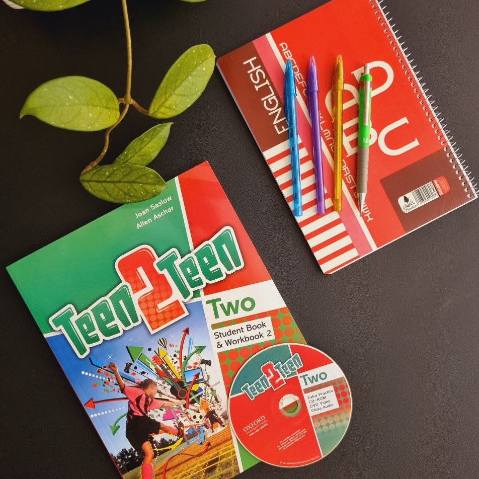 Teen 2 teen Two کتاب تین تو تین 2،QR کد حاوی فایلهای صوتی،teen2teen 2