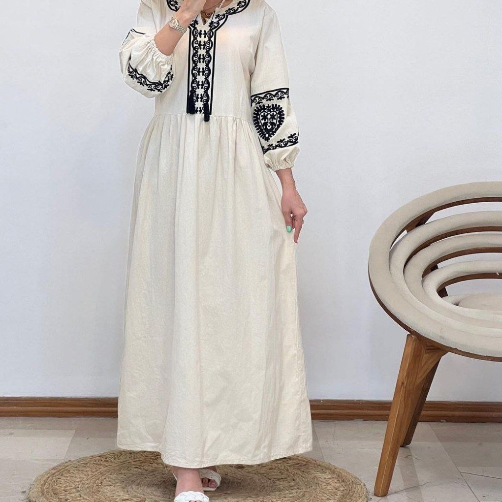 پیراهن کفنان بلند